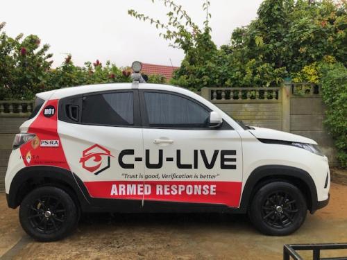 Vehicle Branding for C-U-LIVE